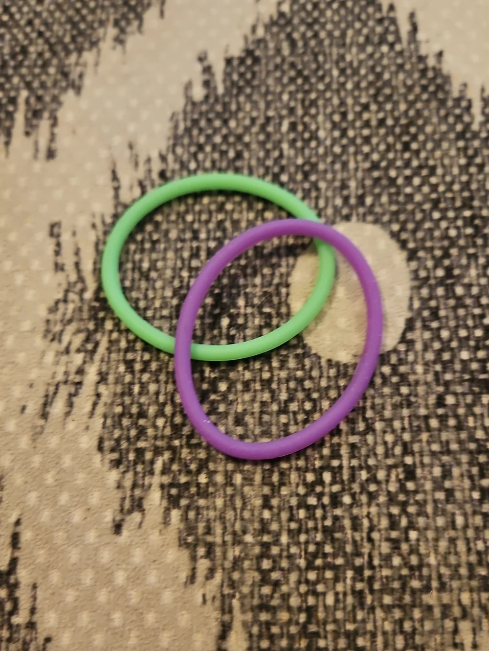 Kids Mixed Hair Accessories Set - Brown, Black, Purple, Green